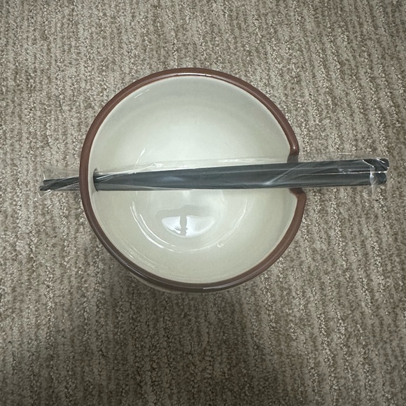 Owl Bowl with Chopsticks - Picture 3 of 4